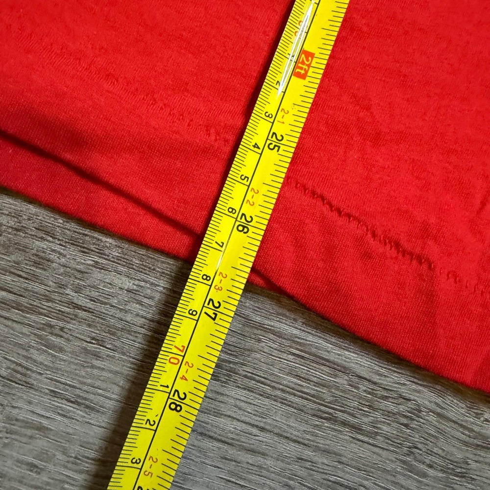 Vintage RARE 80s Rambo First Blood Part II T-Shirt Red Single Stitch USA Made L - Picture 6 of 6